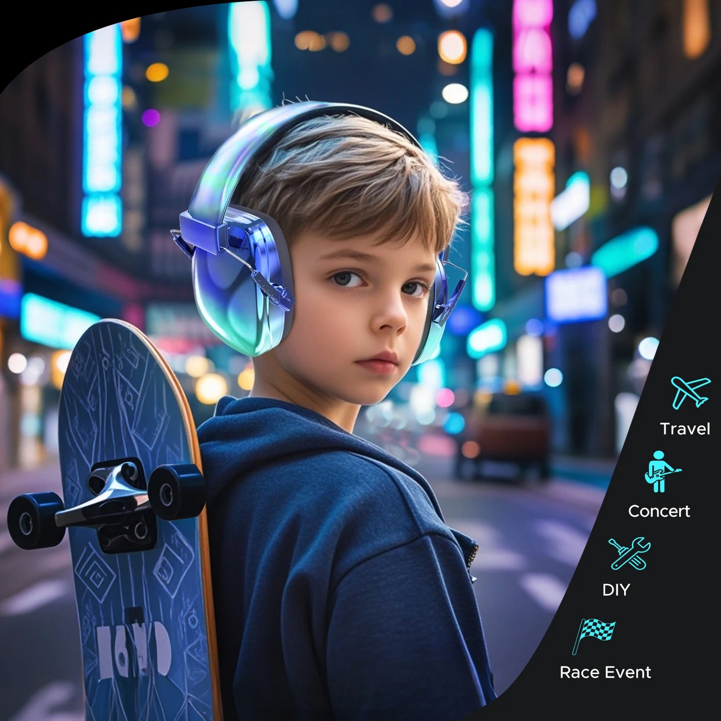 EarMuffs Active Headphones for Electronic Shooting Hearing Protection Ear Protect Noise Reduction Active Hunting Headphone