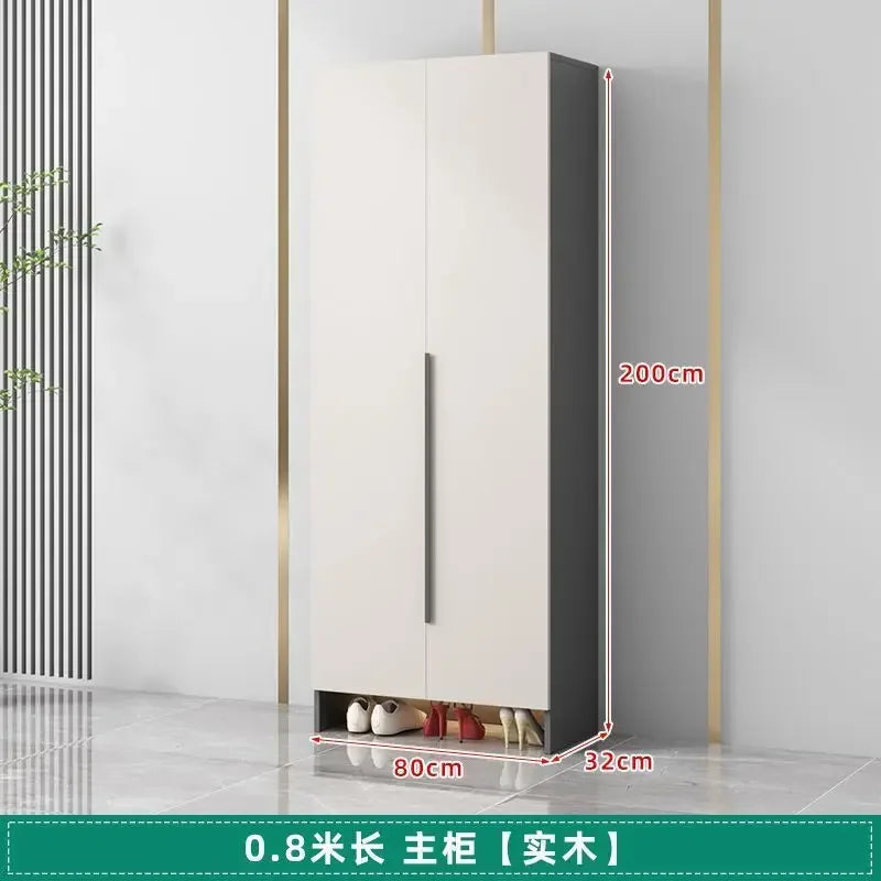 Living Room Shoe Cabinet Solid Wood Home Entrance Cabinet Display Household Door Locker Sideboards Szafki Do Salonu Furniture