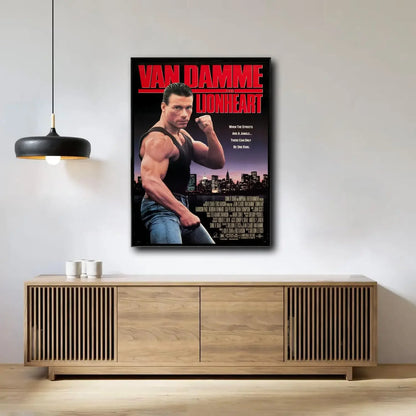 Van Damme Poster Canvas Painting Wall Art for Picture Coffee House Bar Living Room Bedroom Restaurant Home Wall Decor