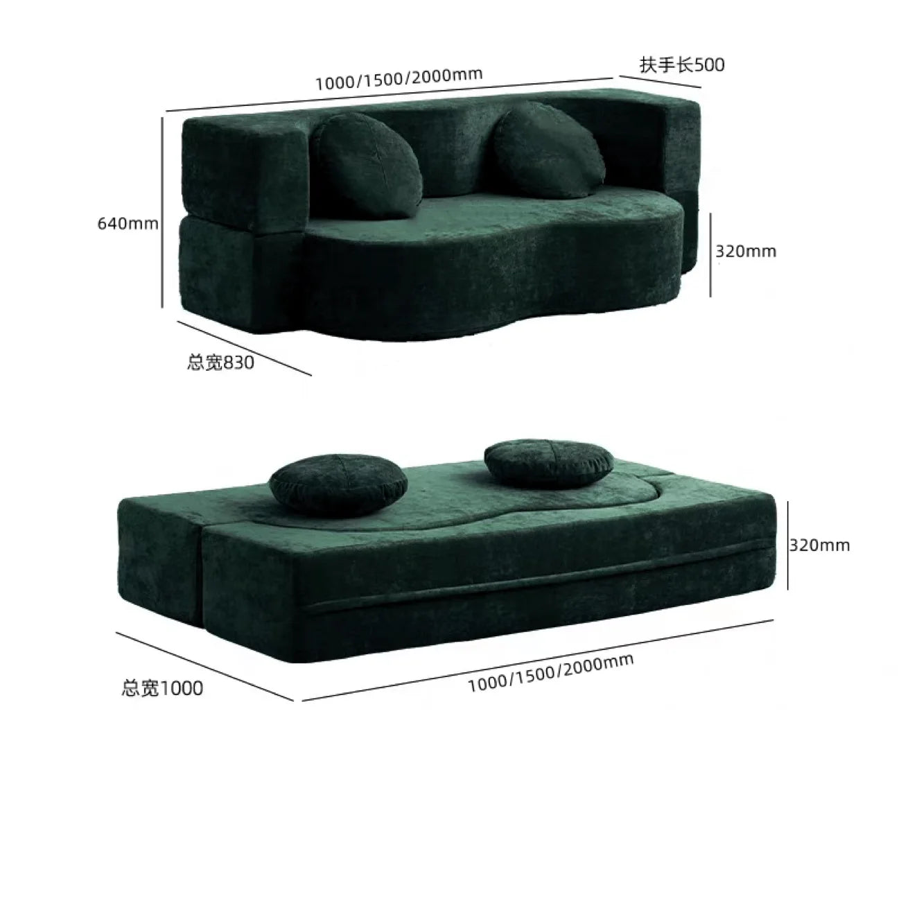 Living Room Sofas Vacuum Compression Sofa Pure Sponge Single Multifunctional Foldable Special Shaped Sofa Bed Furniture