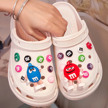 Child shoe accessories cartoon shoes three-dimensional flower decoration buckle shoe buckle brand trend detachable accessories