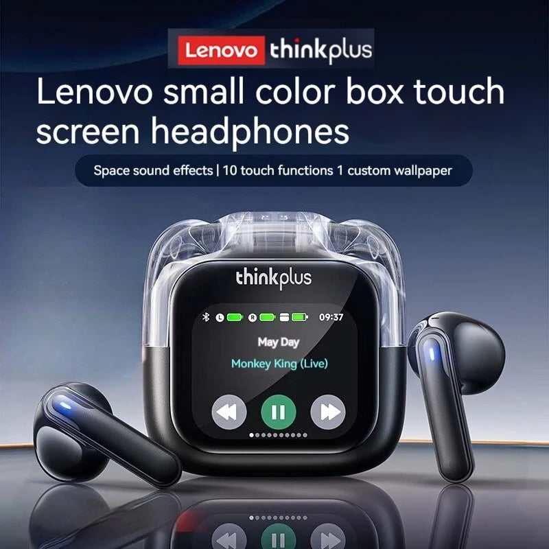 Original Lenovo LP70 PRO Intelligent Touch Screen Wireless Earphones Bluetooth Headphones Music Call Game Noise ReductionEarbuds