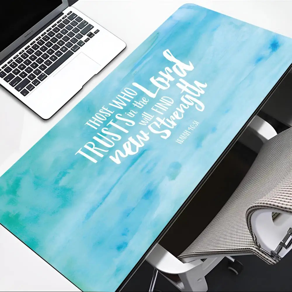 Bible Verse     Mouse Pad Game mouse pad face gamer desk pad mouse pad carpet accessories table pad