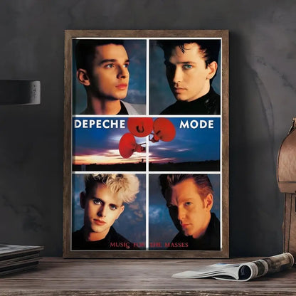 D-Depeche-M-Mode Band Painting Calligraphy Wall Art HD Canvas Oil Painting Posters Prints Home Bedroom Living Room Decor Gift
