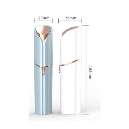 2 in 1 Face Shaver and Eyebrow Trimmer Rechargeable Lips Body Facial Hair Remover Women Electric Portable customer logo package