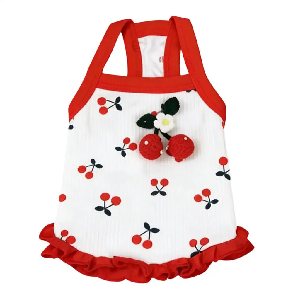 Cute Puppy Harness For Spring Summer, Stylish Soft Breathable Pets Dog Vest, Breathable Pet Puppy Clothing For Birthday Party
