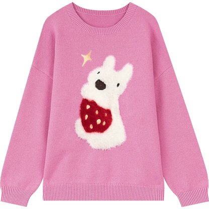 ELFSACK 2024 Autumn New Arrivals Colorful Christmas Y2K sweater Knitwear for women