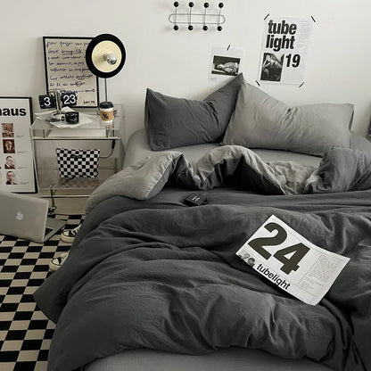 Bedding Comforter sets Duvet Cover bedsheets set with pillowcase Bedding Linens Set for Queen/King Bed edredones de cama