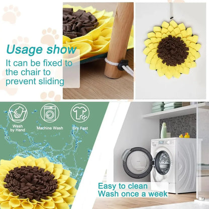Dog Toys Snuffle Mat for Slow Feeding Puppy Sniffing Pad Smell Training Interactive Puzzle Toy Indoor Stress Relief Pet Supplies