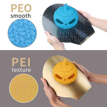 Double Heated Bed PET/PEO+PEI Spring Steel Sheet PEI Bed Diameter 220/240/265/309/270mm Round For Rostock Delta Kossel/Flsun