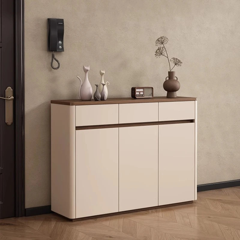 Entryway Organizer Shoe Rack Storage White Organised Living Room Cabinets Space Saving Articulos Para El Hogar Home Furniture
