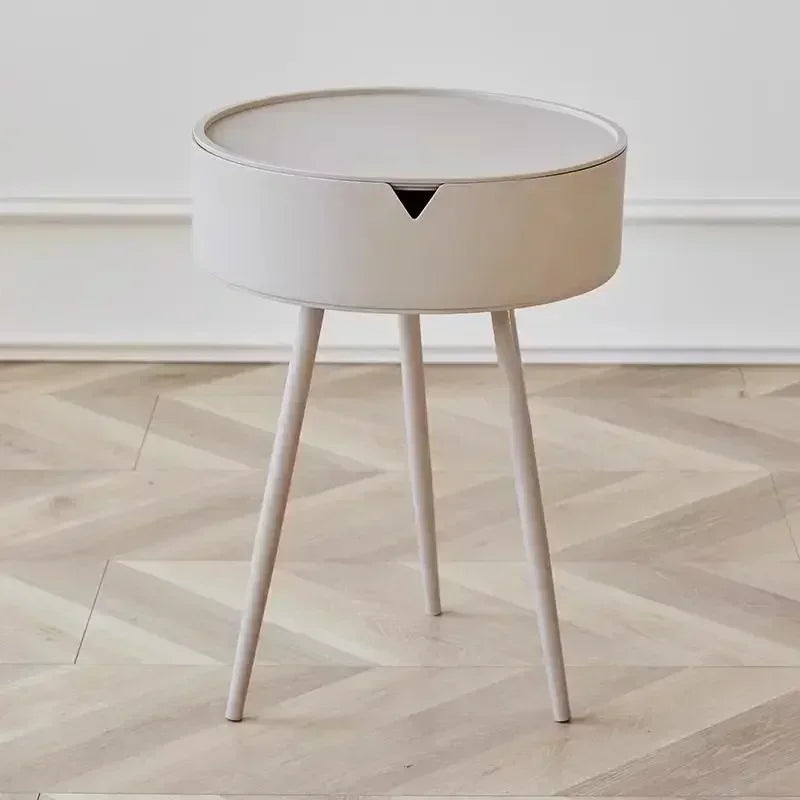 Modern Simple Bedroom Bedside Table Rental Room with Bed Side Table Storage Small Table
