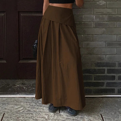 2025 Autumn Women Solid Slim Fishtail Skirt Spring In Elegant Fashion High Waist Fold Skirts Lady Causal Street Short Dress Sexy
