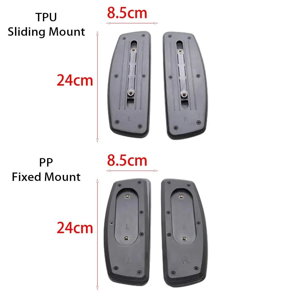Replacement Armrest Arm Pads with Mounting Hole Easy Installation Water Resistant Desk Chair Arm Pads Gaming Chair Parts