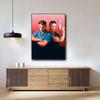 Van Damme Poster Canvas Painting Wall Art for Picture Coffee House Bar Living Room Bedroom Restaurant Home Wall Decor