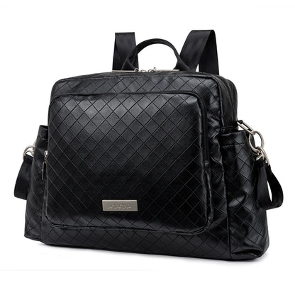 Soboba 2023 New Diaper Bags for Mother Waterproof Large Capacity Solid Polyester Diaper Backpacks Travel Bag for Newborn Baby