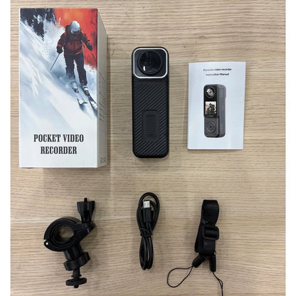 Action Cameras 4k 130° Video Wide Angle WiFi Pocket Action Camera Front 2K And Rear 2K Night Vision bicycle helmet motorcycles