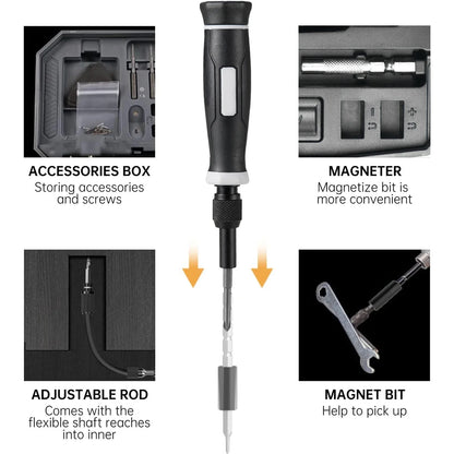 Precision Screwdriver Set, Laptop Tool Kit, 152/25 in 1 Professional Computer Screwdriver Repair Kit T5 T6 Torx Screwdriver