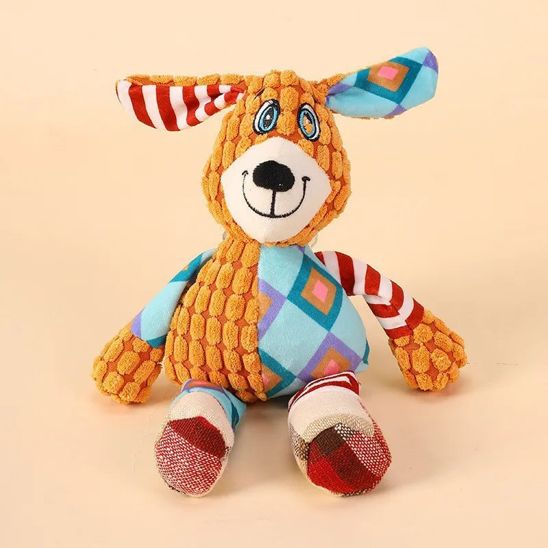 1/2 Pcs Pet Toys Dog Toys Plush Sound Toys Plush Biting and Grinding Resistant Cat Toys Pet Supplies Dog Toys