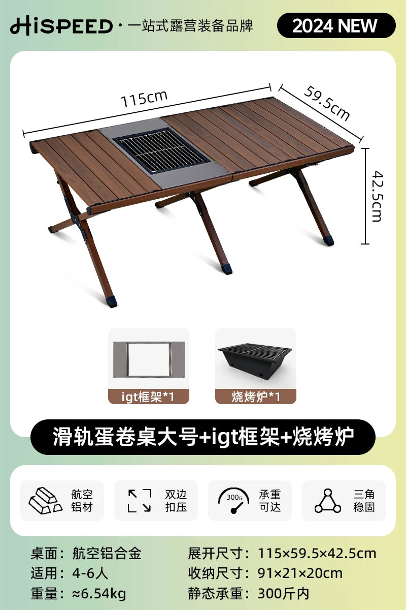 Dining Frame Outdoor Table Patio Modern Portable Backyard Outdoor Table Bistro Lounge Zestawy Mebli Ogrodowych Garden Furniture
