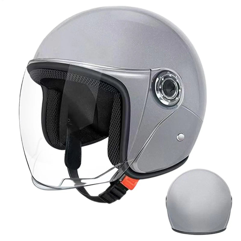 Lightweight Motorcycle Hat Scooter Safety Hat Warm Safe Device Comfortable Headwear for Women Travel Road Trip Adults Men Riding