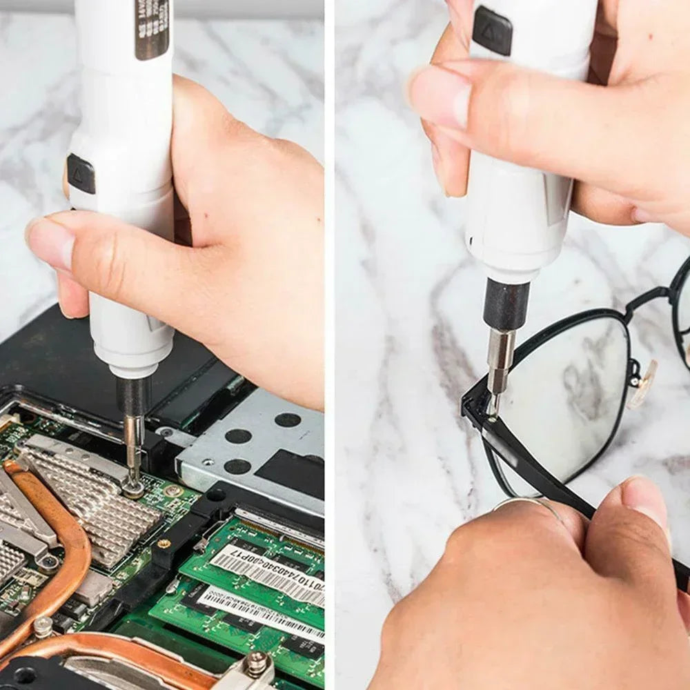 Cordless Mini Electric Screwdriver USB Rechargeable Drill Flexible Shaft Set Lightweight Durable Tool Kit Power Tools
