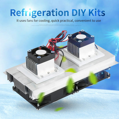Semiconductor Refrigeration Cooling Device Thermoelectric Cooler 12A 12V DIY Mini Fridge Refrigeration Cooling System