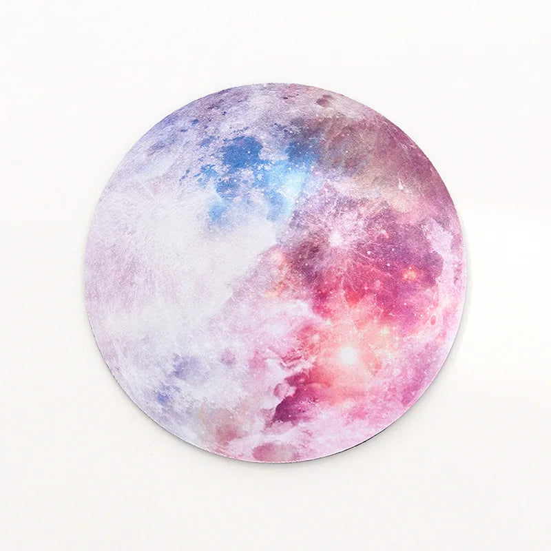 Fashion Moon Phase Planet  Retro Mouse Pad Round Computer Mouse Pad Gaming Mouse Pad for Pc Laptop Desk Macbook Pro Mouse Pad