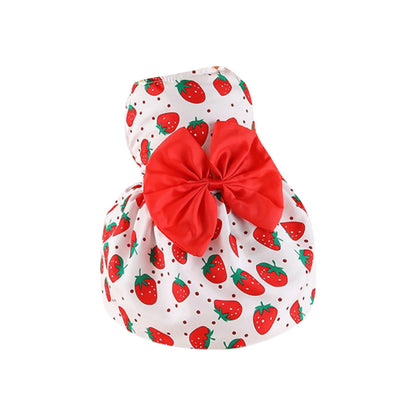Pet Dress Soft Comfortable Sleeveless Floral Outfit for Cats And Dogs Perfect for Daily Wear Special Occasions Dog Skirts
