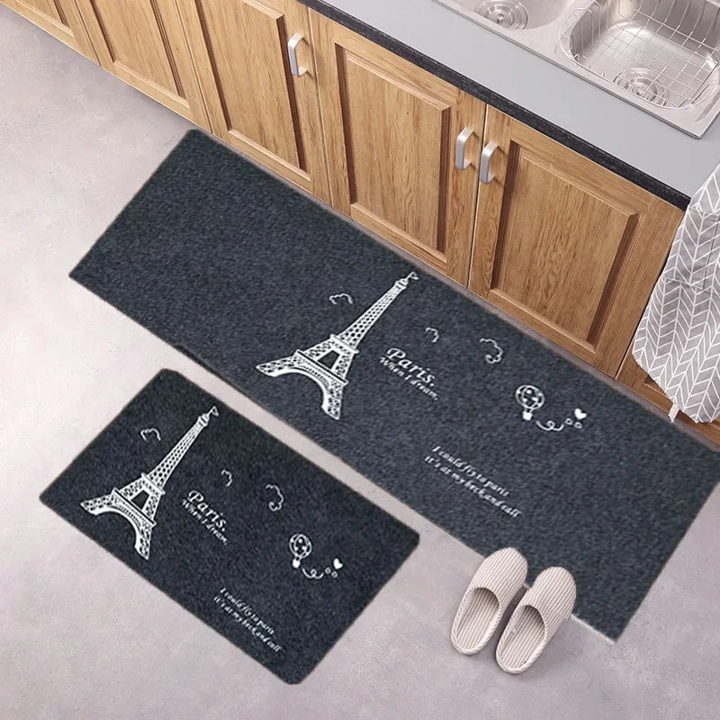 Door Floor Mat Japanese-style Door Mat Rectangle Non-Slip Foot Pad Home Welcome Carpet for Hallway Bath Kitchen Doormat