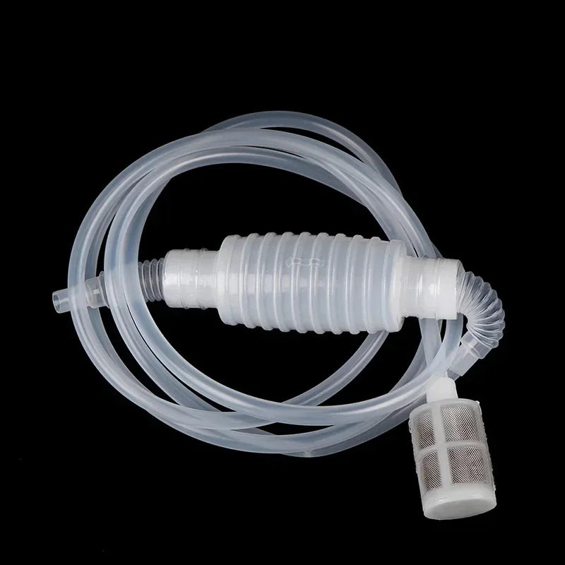 Manual homebrew beer filtering system kit 2M liquid Siphon Food Grade Alcohol Distiller Syphon Tube Fish tank water filter tool