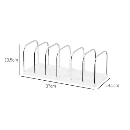 Desktop Bookshelf  Non-Slip Base Modern Minimalist Office Desk Organizer Shelf Study Table Storage Rack