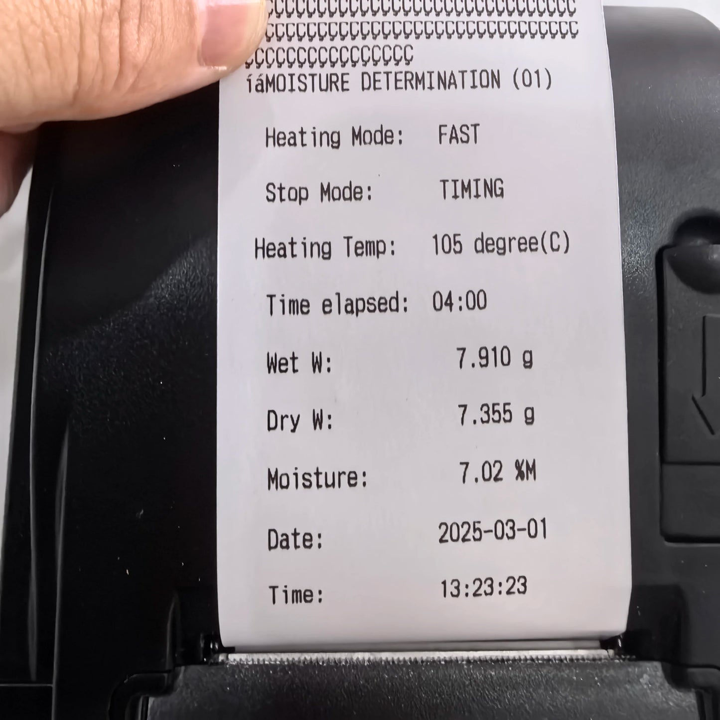 RS232 Thermal Printer | Compatible with Automatic Halogen Moisture Analyzer Heating Tester for Data Printing