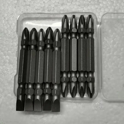 Screwdriver Bits Set 65mm PH2 Anti-slip with Magnetic 1/4" Hex Shank Fits Hand Electric Drill Driver Hand Tools