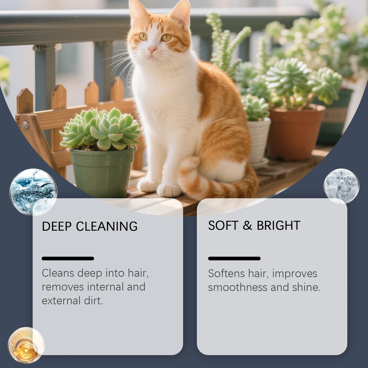 Pet Hair Detangler Dog Cleaning Essence Cat Grooming Mist Shiny Fur Conditioner No Rinse Wash Easy Combing Pet Clean tool