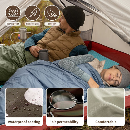 Naturehike Camping Sleeping Bag Outdoor Ultralight LW180 Waterproof Sleeping Bag Hiking Traveling Climbing 3 Seasons