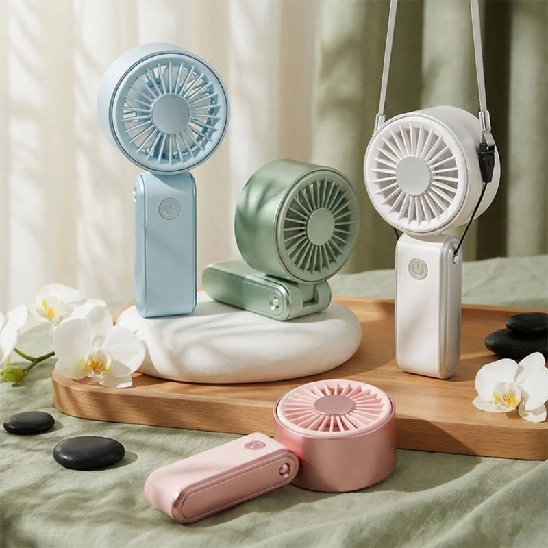 Portable Handheld Fan Lightweight USB Rechargeable Fan for Travel, Outdoor