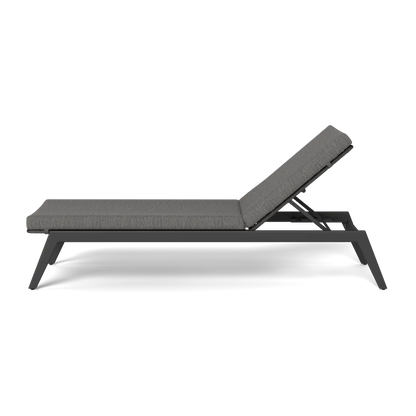 Outdoor Furniture Modern Design Aluminum with Rope Woven Chaise with Cushion Garden Sun Lounger Daybed