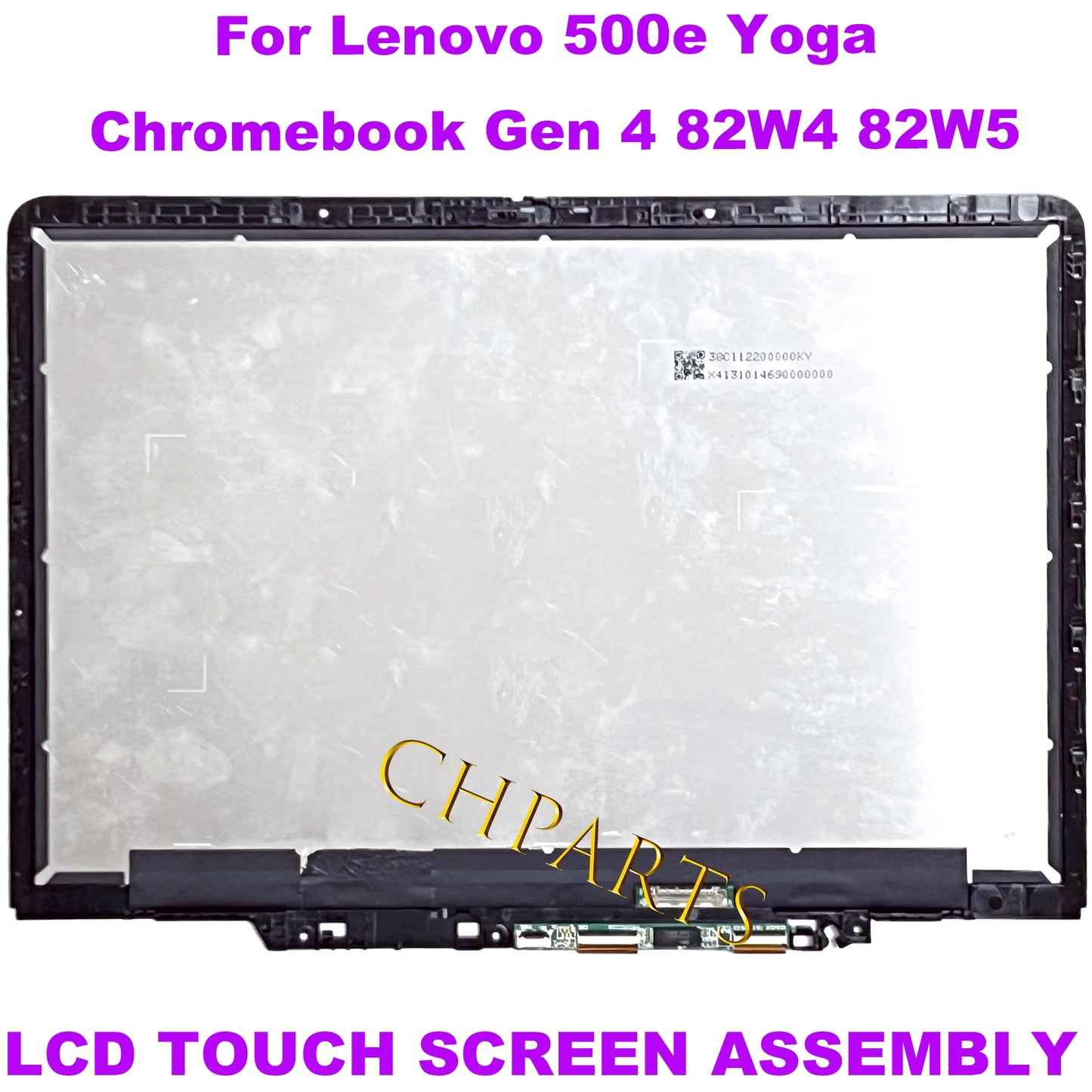 12.2“ 1920*1200 WUXGA For Lenovo 500e Yoga Chromebook Gen 4 82W4 82W5 LCD Touch Screen Assembly 5D11C95914 IPS 300nit 50%NTSC