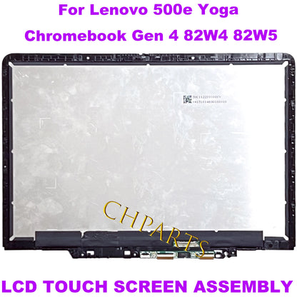 12.2“ 1920*1200 WUXGA For Lenovo 500e Yoga Chromebook Gen 4 82W4 82W5 LCD Touch Screen Assembly 5D11C95914 IPS 300nit 50%NTSC