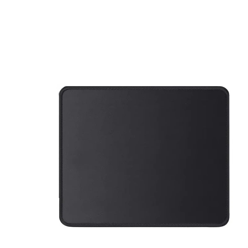 Solid black small mouse pad, desktop pad, computer accessory, rubber anti-slip office pad, suitable for office work and gaming,