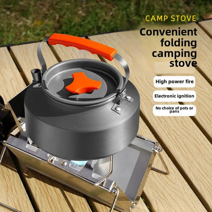 2600W Portable Camping Stove Portable Folding Gas Burner Outdoor Picnic Travel Cooking Grill Cooker Outdoor Camping Stove