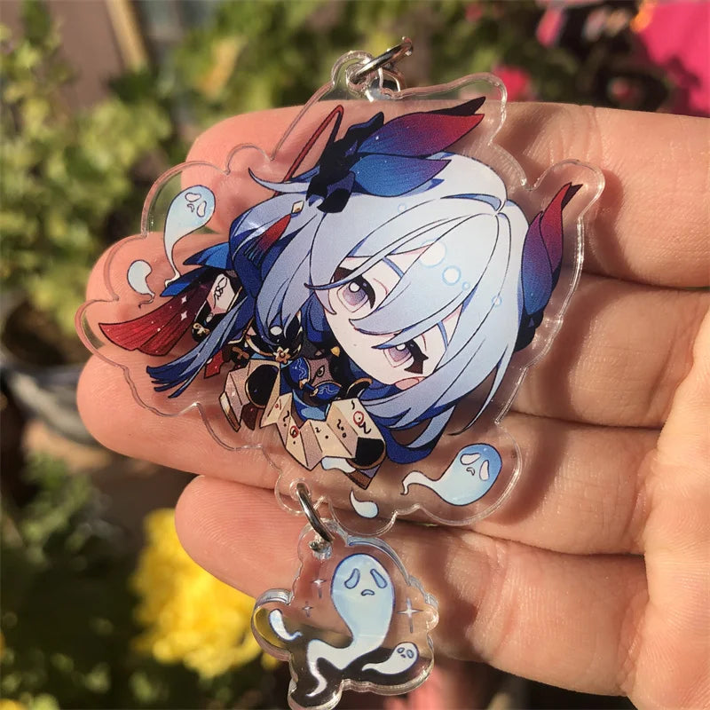 Honkai: Star Rail Kafka March 7th Dan Heng Clara Pom-Pom Cosplay COSTUME Keychain Accessories Key Chain Pendant Prop Xmas Gift