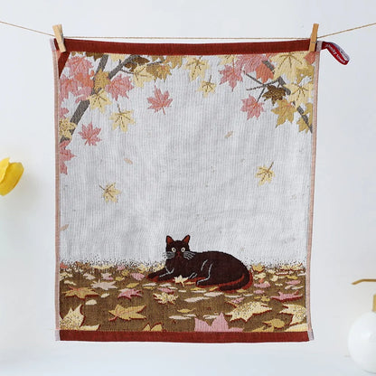 New 34x40cm Large Hand Towel Quick Dry Decorative Kitchen Towel 4 Layer Cotton Gauze Tea Towel Home Restaurant