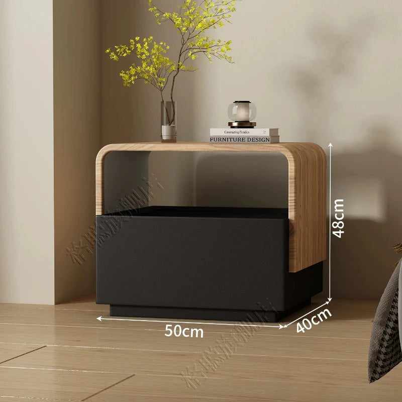 Display Vintage Night Stand Aesthetic Luxury Modern Nordic Nightstand Storage Italian Table De Nuit Bedroom Furniture