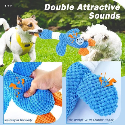 Cat Dog Toys for Aggressive Chewers Cats Dogs,Chew Squeak Toy Cats Dogs Interactive Plush Doll Pet Products