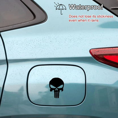 Skull Stickers Car Waterproof Decal Reflective Vinyl Punisher Sticker for Auto Door Window Rearview Mirror Bumper Decoration
