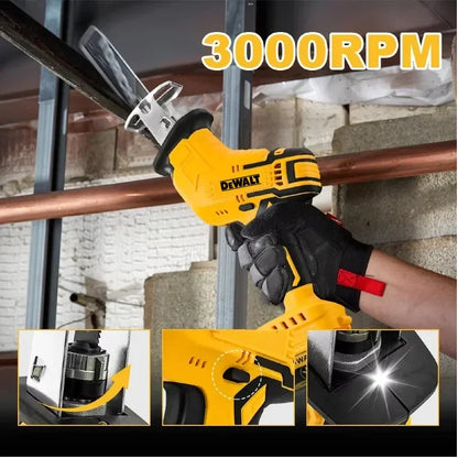 Dewalt 2800RPM  Brushless Reciprocating Saw Electric Saw Multifunctional Metal Wood Pipe Cutting Saw Power Tool