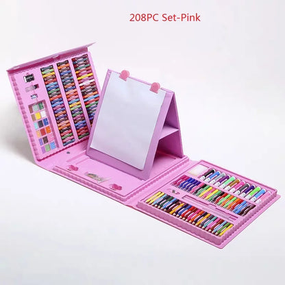 Children's Painting 색칠공부 Full Set Brushes Art Tools Gift Box Set Developing Children's Create Draw Interests  Art Supplies