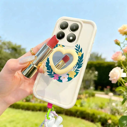 3pcs( Colorful garland  Phone Case+Lanyard+Craft Embellishments) for Xiaomi 15T/15TPro/14/14T/17Pro/14TPro/17 ProMax  Phone Case